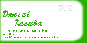 daniel kasuba business card